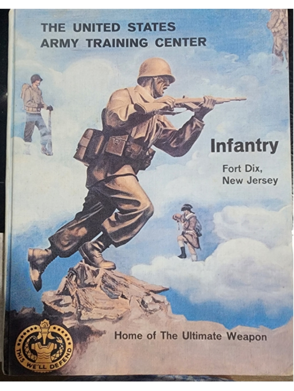 Vintage 1960s Fort Dix Army Infantry Training Center Yearbook Military